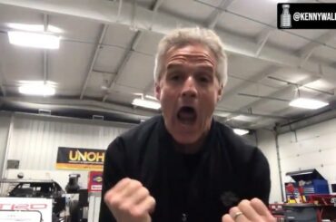 NASCAR icon @ kennywallace36 était sous le choc après le match de dernière minute de Jaden Schwartz ...