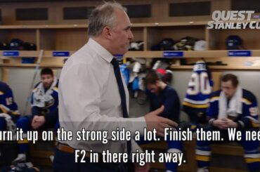 C’est sûr que l’entraîneur Craig Berube a excité les gars! Les @stlouisblues vous attendent ...