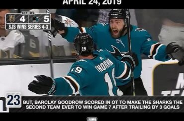 Le programme double # # Game7 a tenu ses promesses alors que les @sanjosesharks ont terminé ...
