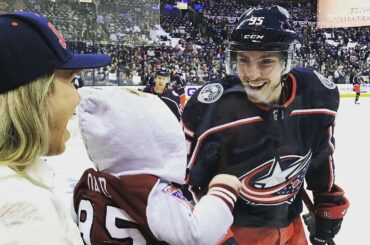 Objectifs papa. #StanleyCup (@ matt9duchene, @ zadorov_16, Jordan Martinook) ...
