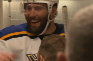 Pat Maroon était HYPED après avoir marqué le but gagnant pour sa ville natale @stlouisblue ...