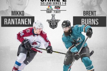 Les @sanjosesharks cherchent à prendre une avance de 2-0 dans la série et les @coloradoavalan ...
