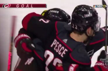 3-0 en série. Les @nhlcanes ont une avance de 3-0 dans la série! #Coupe Stanley...