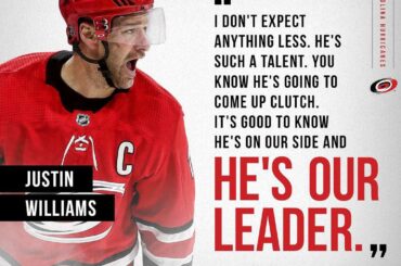Justin Williams. Capitaine Clutch. M. Jeu 7. Quel que soit le nom, il a dirigé le @nh ...