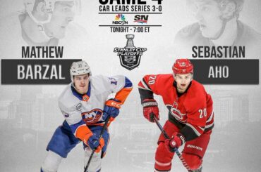 @ssebastianaho et les @nhlcanes cherchent à clore la série ce soir! Vont-ils...