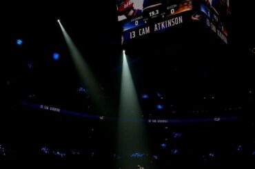 Aucun projecteur trop brillant pour @ camatkinson13. #Coupe Stanley...