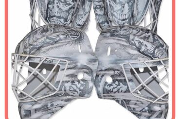 Le masque de @ny_islanders @ robinlehner40 portait un message puissant cette saison ...