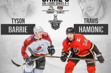 @ tysonbarrie4 et le @ coloradoavalanche ont l'occasion d'avancer ce soir contre ...