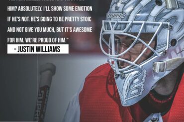 Après 10 saisons dans la ligue, @ mcelhinney_c30 a mené les @nhlcanes à la victoire en ...