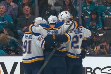Les @stlouisblues ont remporté une énorme victoire lundi pour égaliser la série à un ...