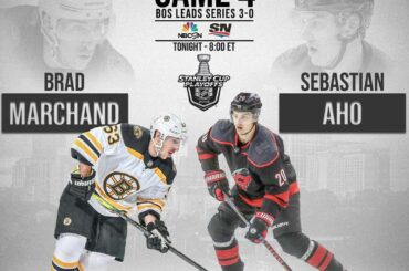 @ bmarch63 et les @nhlbruins peuvent compléter la série ce soir à Raleigh - ...