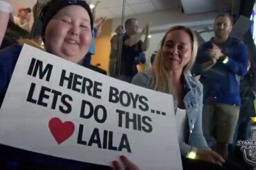 Beaucoup pour Laila! #Coupe Stanley
: @nhlonnbcsports
: @sportsnet ...