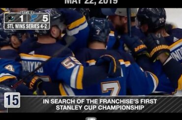 Les @StLouisBlues se rendent à la finale de #StanleyCup pour la première fois en 49 ans ...