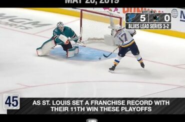 Jaden Schwartz réalise son deuxième tour du chapeau en séries éliminatoires et @binniner ...