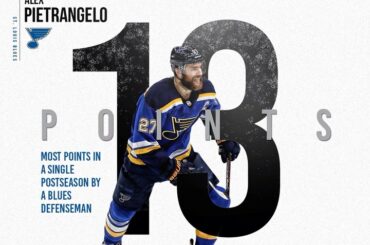 @ alexpetro27 fait l'histoire de @stlouisblues! #Coupe Stanley...