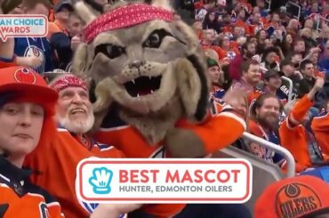 Ce lynx sait comment faire bouger la foule! La mascotte de @edmontonoilers @huntero ...