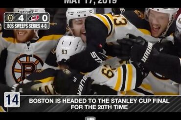 La première ligne de @nhlbruins combine quatre buts et @ trask40 obtient une autre série ...