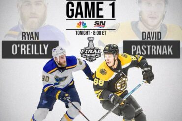 La finale de la coupe Stanley commence ce soir entre les @stlouisblues et les @nhlbruins. UNE...