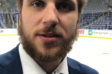 Brayden Schenn et les @stlouisblues sont impatients de voir le toit de la @entreprise _...