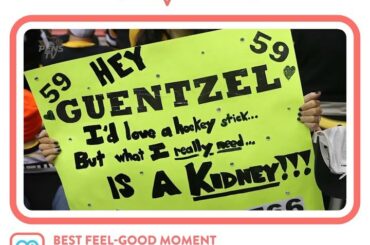 Travail incroyable des @penguins, aider un fan à trouver un donneur de rein! VOTE ...