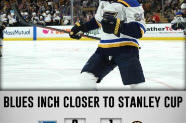 Les @stlouisblues sont à une victoire de la #StanleyCup ....