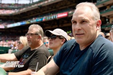 L'entraîneur de l'équipe @stlouisblues, Craig Berube, est au centre de la finale de la ...