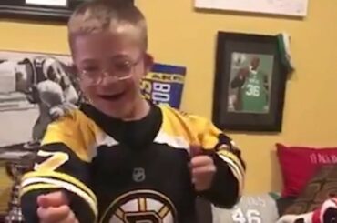 Safe to say Liam est HYPED pour # Game7! #StanleyCup #MyPlayoffsMoment (TW / fistbu ...