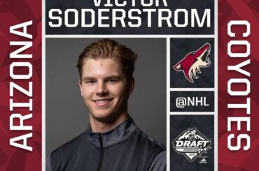 Avec le 11e choix dans le #NHLDraft 2019, les @arizonacoyotes sélectionnent @vsoderstro ...