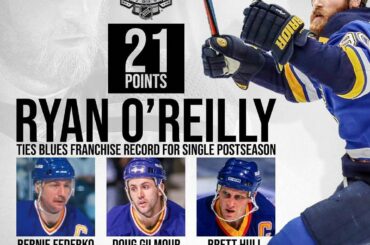 Ryan O'Reilly a rejoint la compagnie d'élite @stlouisblues hier soir! #Coupe Stanley
# Game7 ...