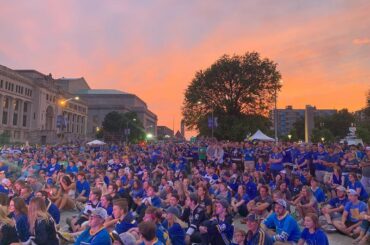 Beau coucher de soleil. Magnifique participation. #Coupe Stanley...