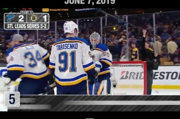 Le gardien de but recrue @binniner se dresse fièrement et Ryan O'Reilly arpente à nouveau la @StLo ...