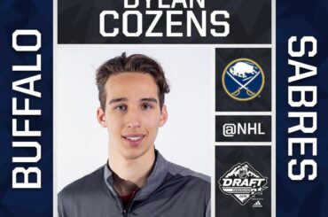 Les @buffalosabres aimeraient souhaiter la bienvenue à @ dylan.cozens dans la famille! #NHLDraft ...