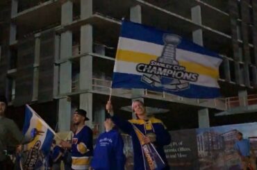 Vos fans vous attendent, @StLouisBlues. #Coupe Stanley...