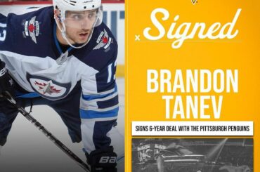@brandontanev est parti pour la ville d'acier! Les @penguins signent le forwa de 27 ans ...