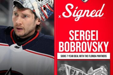 C'est officiel! @sergeibobrovsky rejoint les @flapanthers. #NHLFreeAgency ...
