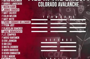 Un jeu pour gagner la #StanleyCup. Quelle est votre gamme de @coloradoavalanche à la recherche de ...