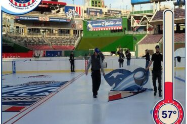 Allez allez, centrez le logo de glace. 5 jours et demi jusqu'à ce que le Bridgestone NHL #WinterClassic ....