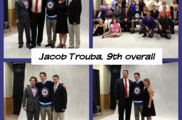 Neuvième au total, @JobobTrouba, a une très grande famille ... #NHLDraft ...