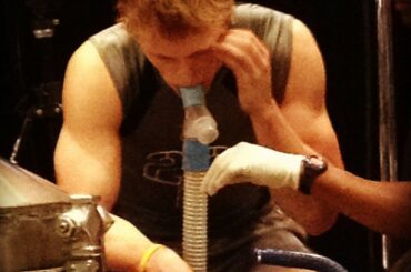 . @ mriles4 joue à son tour le redoutable test VO2 Max. #NHLProspects #NHLCombine ...