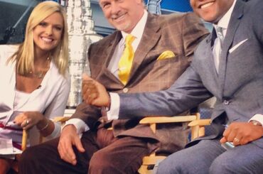 #NHLNetwork @kathryntappen @nhlbarrymelrose @kevinweekes en tournage pour la journée des médias ....