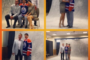 Premier choix général, Nail Yakupov prend les photos de sa famille. #NHLDraft ...