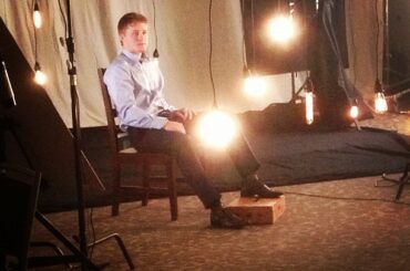 Toutes les lumières ... @ mriles4 se prépare pour une interview avec TSN. #nhlprospects #nhlco ...