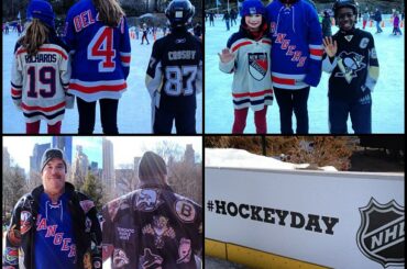 Nous avons noué des amitiés aujourd'hui à #HockeyDay, notamment Josh (@jsheppp, fan de Instagram) ...