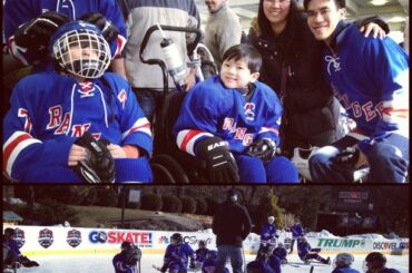 Qui est prêt pour le hockey sur luge @trumprink? Les Wongs & Greenburgs sont! #HockeyDay ...