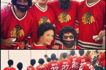 Permettez-nous de vous présenter le fan club de Johnny Oduya. #Passons bizarre...