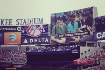 MacKinnon, Jones et Drouin sur grand écran au Yankee Stadium. #NHLDraft ...