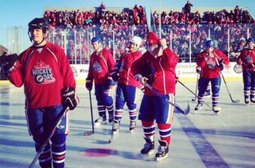 C'est un jour parfait pour le match des anciens de la LNH à la Banque Scotia au #HockeyDay au Canada. # ...
