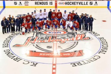 C'est aujourd'hui le jour. #KraftHockeyville ...