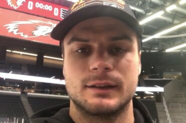 Scott Laughton est ravi de prendre la glace à Lausanne. #NHLGlobalSeries Confide ...