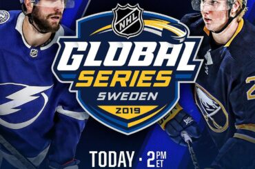#NHLGlobalSeries est presque là! @tblightning vs @buffalosabres AUJOURD'HUI à 2 HE et ...